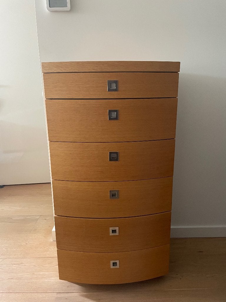 Chest of drawers - 110 x 58 x 40cm, Huis en Inrichting, Kasten | Ladekasten, Ophalen, 5 laden of meer, 100 tot 150 cm, Eikenhout