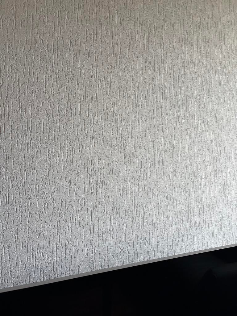 Noordwand Schuimvinyl Behang - Wit, Afwasbaar. 8 rollen, Huis en Inrichting, Stoffering | Behang, Ophalen, 25 tot 50 m², Wit