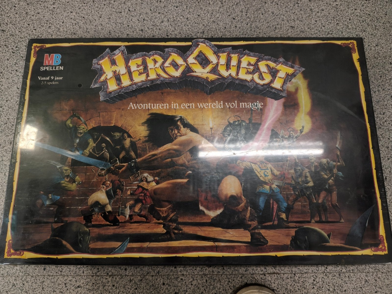 Heroquest 1989 vintage nieuw in seal, uniek, Ophalen of Verzenden, Nieuw