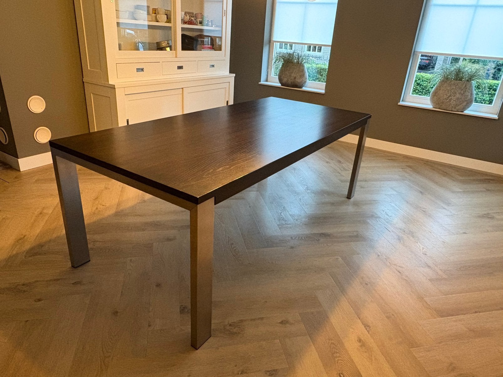 Bert Plantagie eettafel Bridge 6 personen 240 x 100 cm, Ophalen, Gebruikt, 100 tot 150 cm, 200 cm of meer
