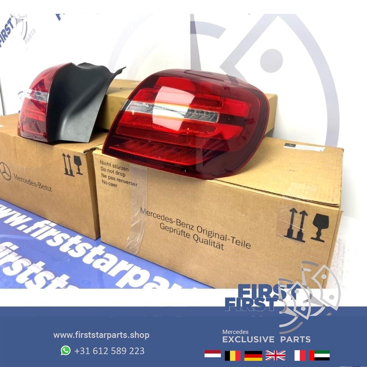 A1569068400 W156 GLA FACELIFT LED ACHTERLICHT RECHTS ORIGINE, Gebruikt, -, Ophalen of Verzenden, -