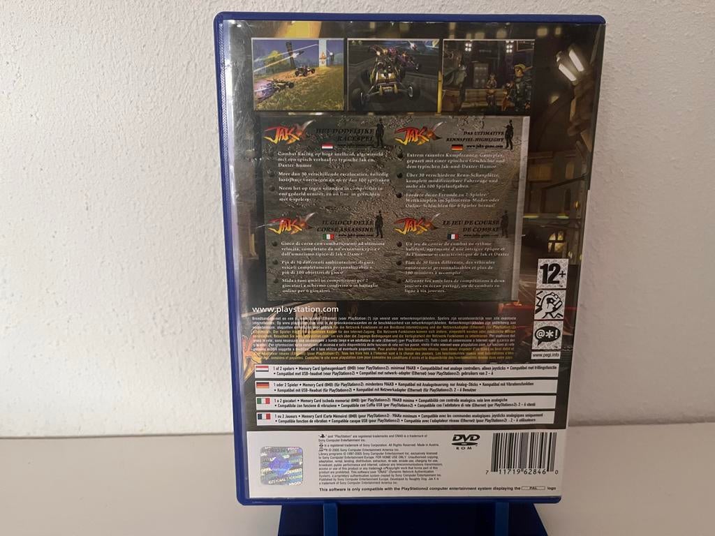 Jak X Combat Racing PS2 (incl. Jak and Daxter Trilogy DVD), Gebruikt, 1 speler, Racen en Vliegen, Eén computer