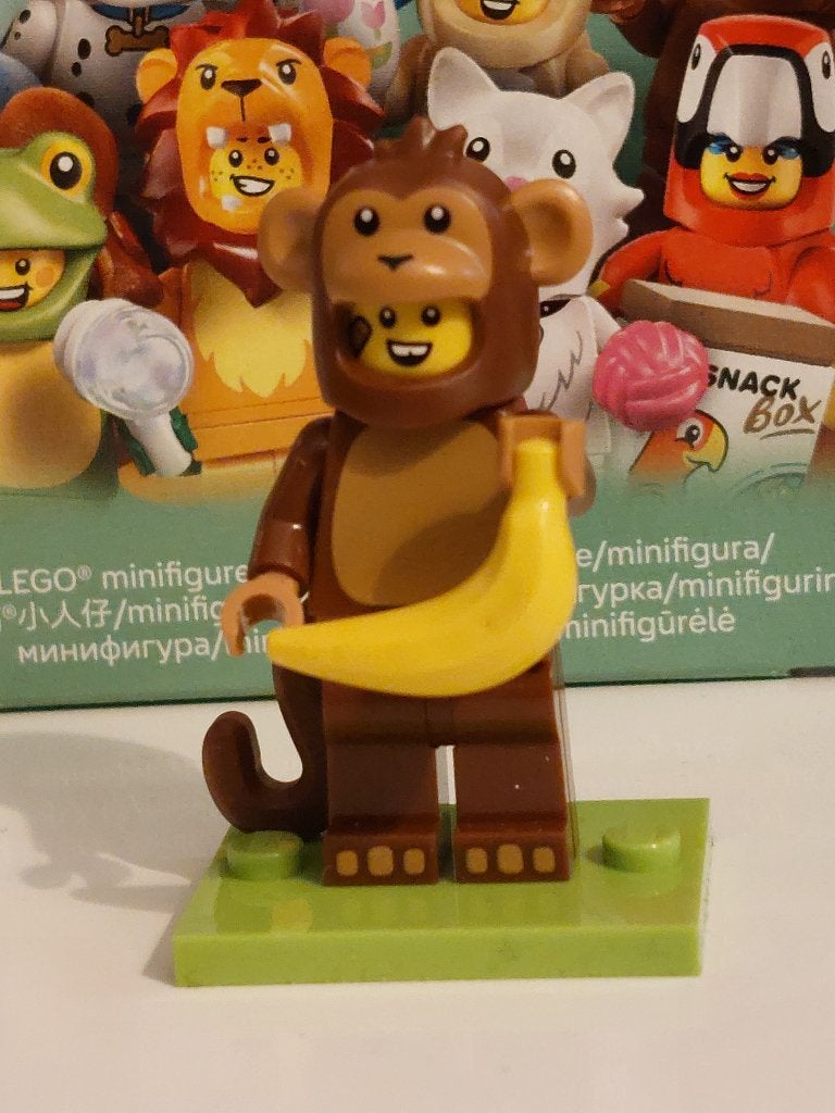 LEGO 71051-4 - col28-4 - Serie 28 - Aap pak – Minifiguur, Lego, Nieuw, Ophalen of Verzenden, Minifiguren serie