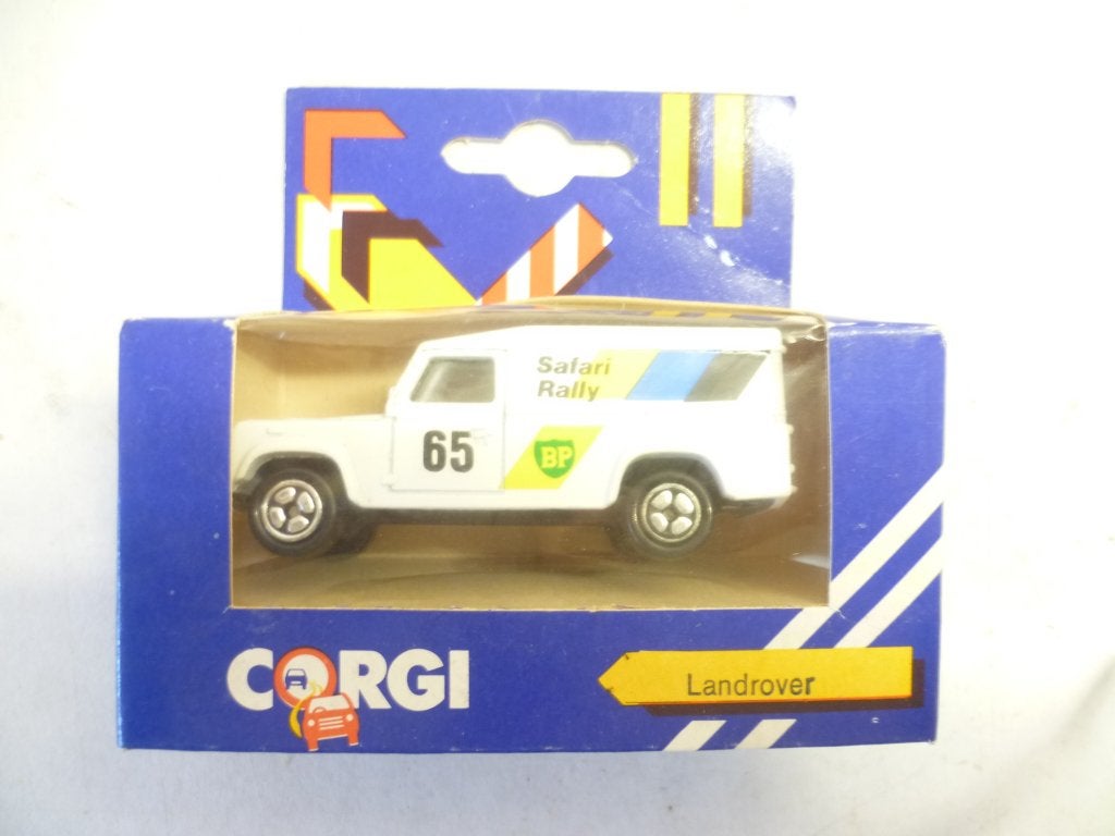 Corgi J74 1984 Land Rover Safari Rally BP 7cm lang auto, Ophalen of Verzenden, Nieuw, Auto