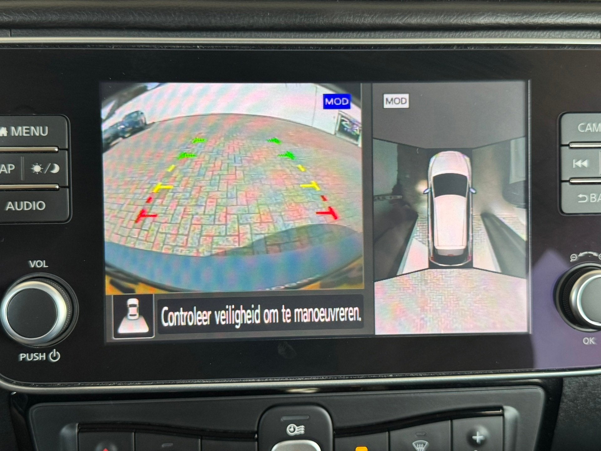 Nissan LEAF N-Connecta 39 kWh SOH 98 360 Camera Clima Cruise, Dealer onderhouden, Stof, Gebruikt, 150 pk