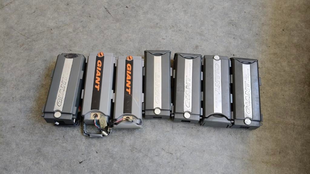 Giant E-bike accu’s (voor revisie), Ophalen, Gebruikt