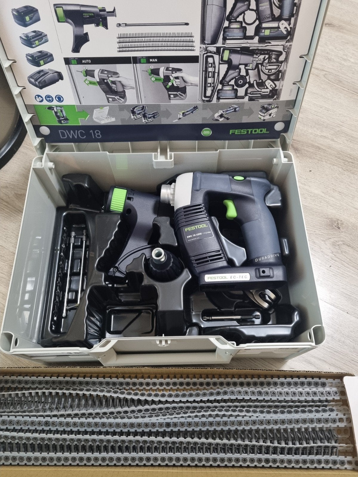 Festool DURADRIVE DWC 18-4500 Basic z.g.a.n, Ophalen of Verzenden, Zo goed als nieuw