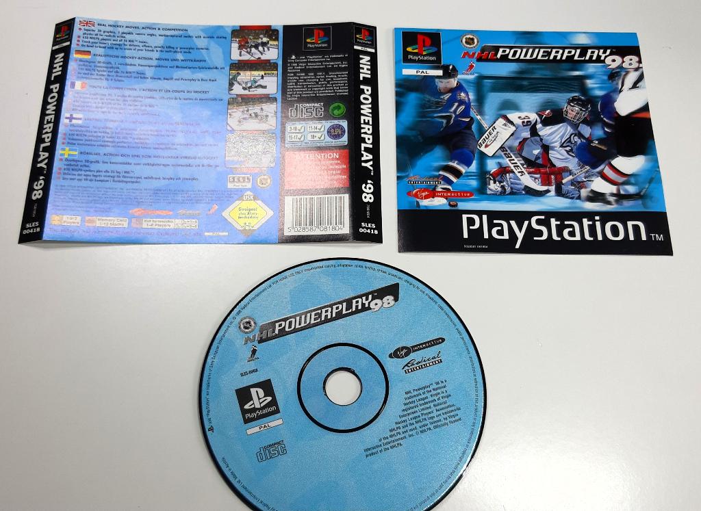 NHL Powerplay 98 PlayStation 1 Ps1, Verzenden, 2 spelers, Zo goed als nieuw, Vanaf 3 jaar