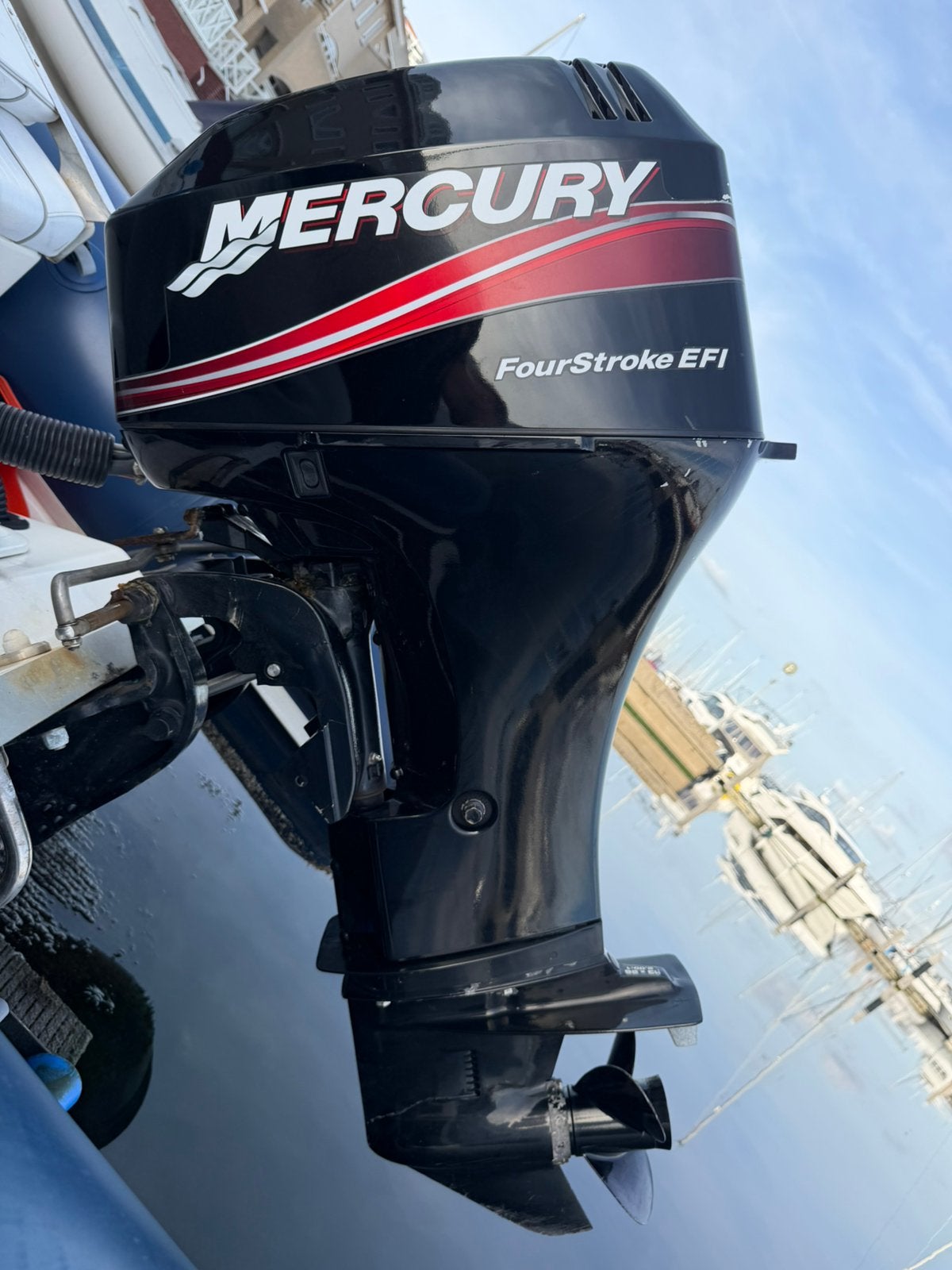 Mercury 40 PK EFI Fourstroke, Ophalen, Gebruikt, Motor en Techniek