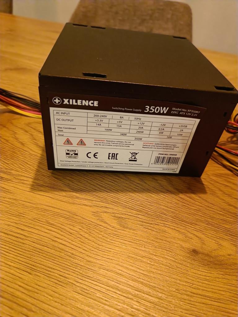 Xilence 350W Power supply PSU interne voeding, Ophalen of Verzenden, Nieuw