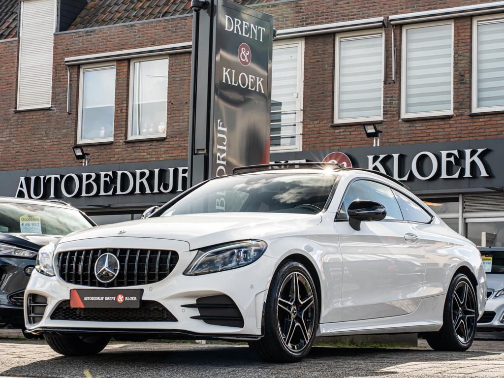 Mercedes-Benz C-Klasse Coupé 200 Premium Plus Pack AMG PANO, Auto's, Mercedes-Benz, Bedrijf, Te koop, C-Klasse, 360° camera, ABS