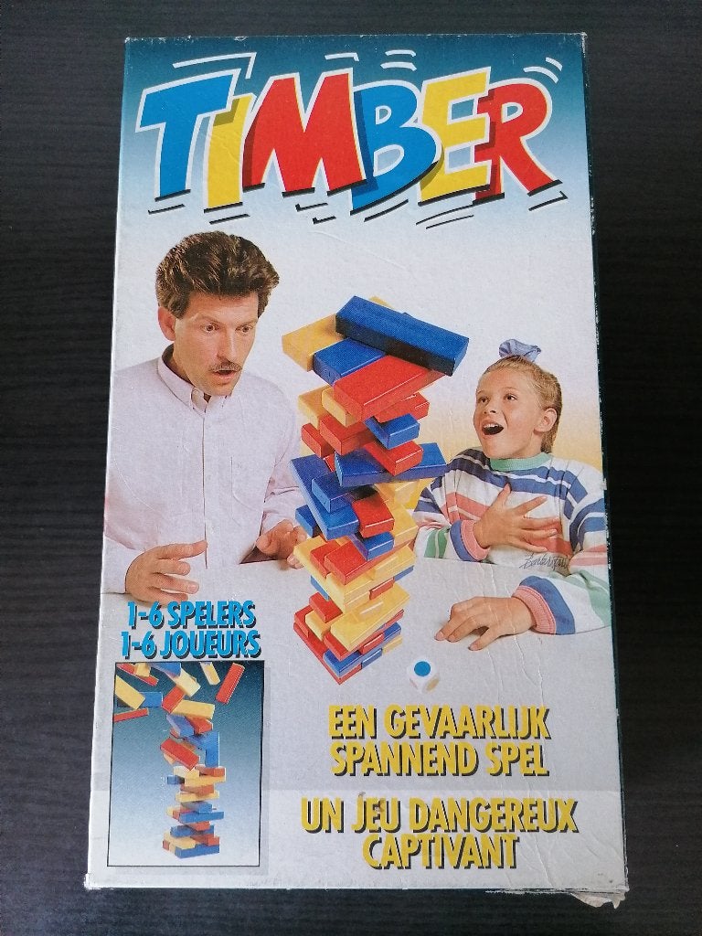 Timberspel- De vallende toren, Een of twee spelers, Ophalen of Verzenden, Gebruikt, Otto Simon
