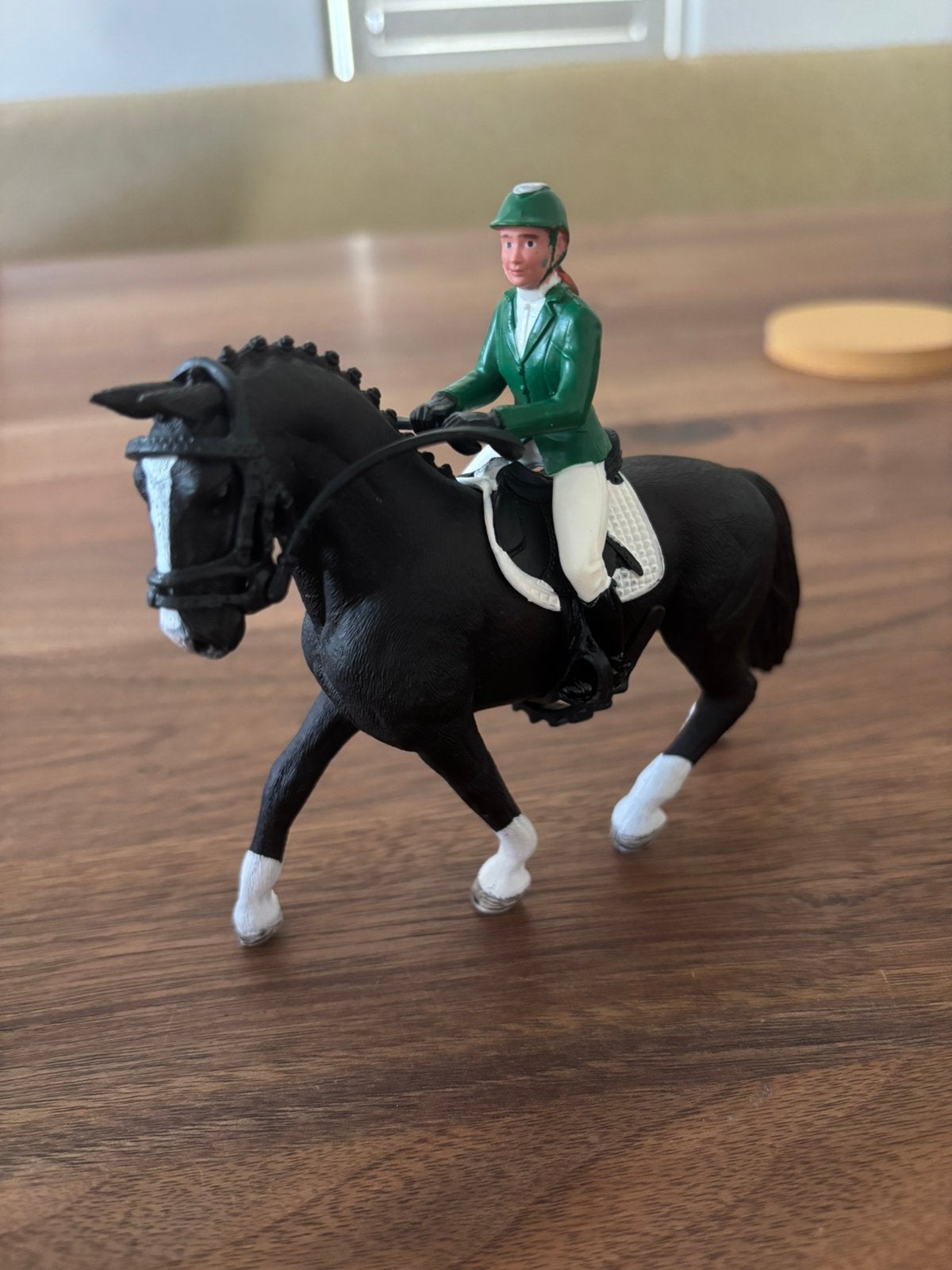 Schleich paard met ruiter, Ophalen of Verzenden, Zo goed als nieuw, Paard, Beeldje of Figuurtje