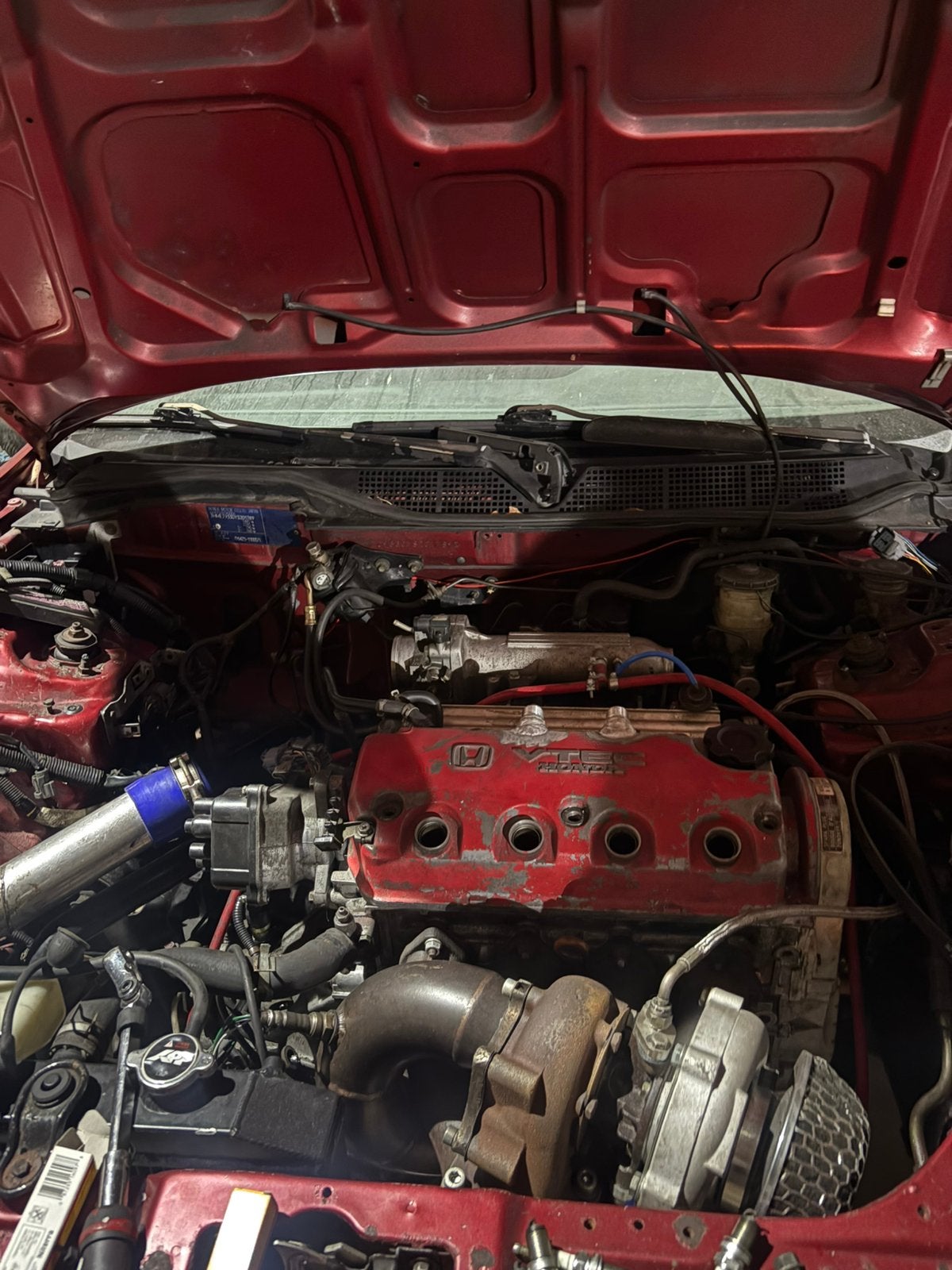 Honda d16z6 turbo compleet gereviseerd, Ophalen of Verzenden, Honda