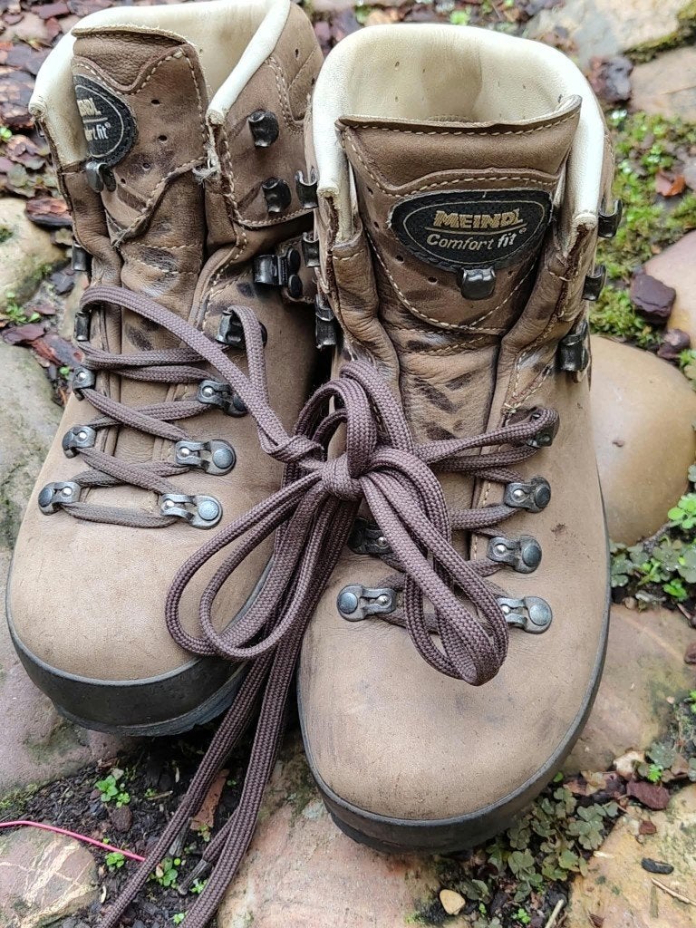 berg schoenen, Ophalen, Meindl, Beige, Wandelschoenen