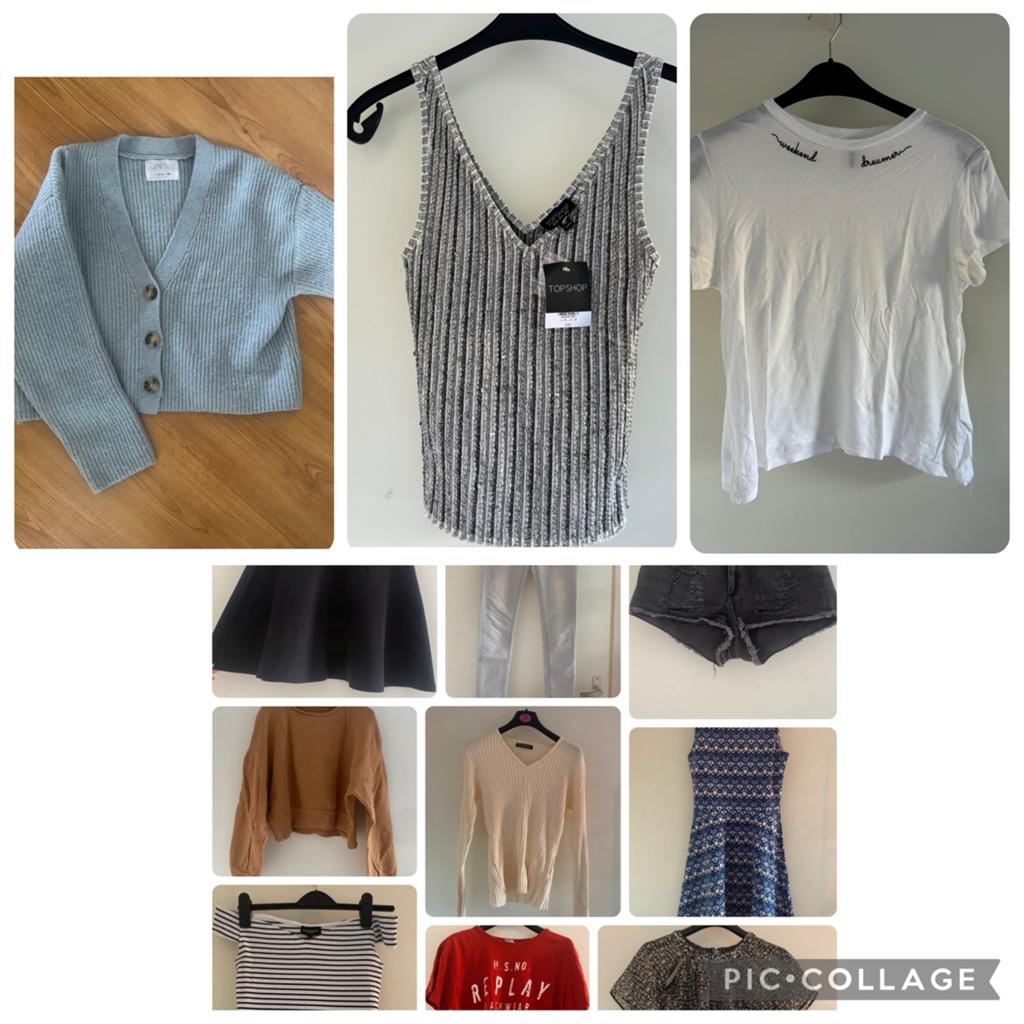 Kledingpakket dames maat S - 49 stuks, Ophalen of Verzenden, Zo goed als nieuw, Maat 38/40 (M)