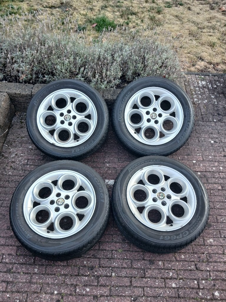 Alfa Romeo velgen, Auto-onderdelen, Banden en Velgen, Ophalen, Gebruikt, Velg(en), 16 inch