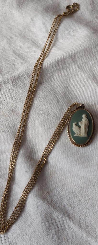 Wedgwood camee ketting, Ophalen of Verzenden, Zo goed als nieuw, Zilver, Zilver