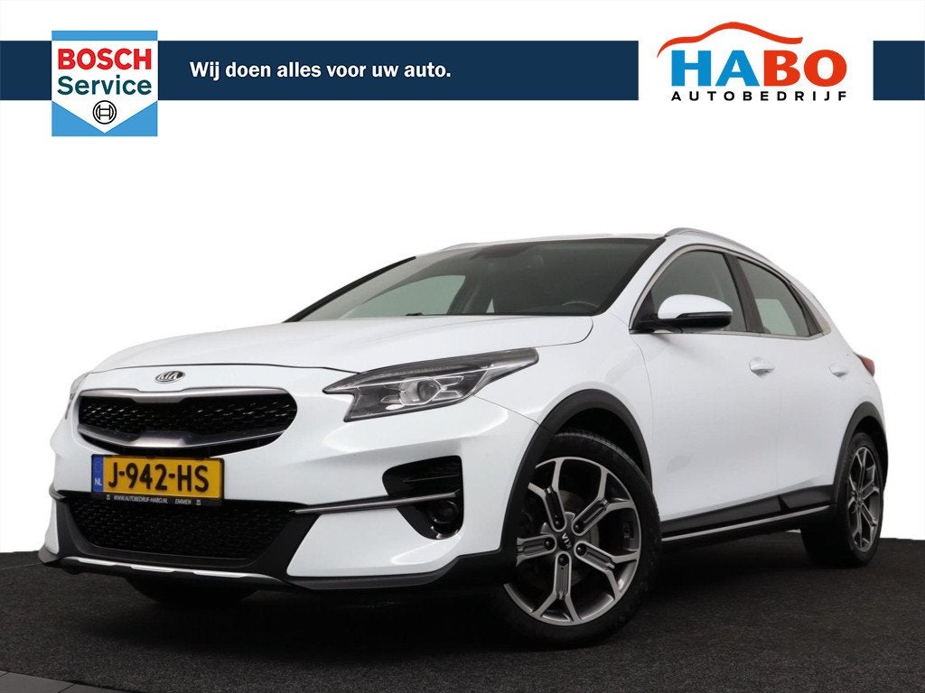Kia Xceed 1.0 T-GDI DYNAMICLINE 120PK ECC/CRUISE/NAV/CAMERA/, Auto's, XCeed, Gebruikt, 1232 kg, Leder en Stof