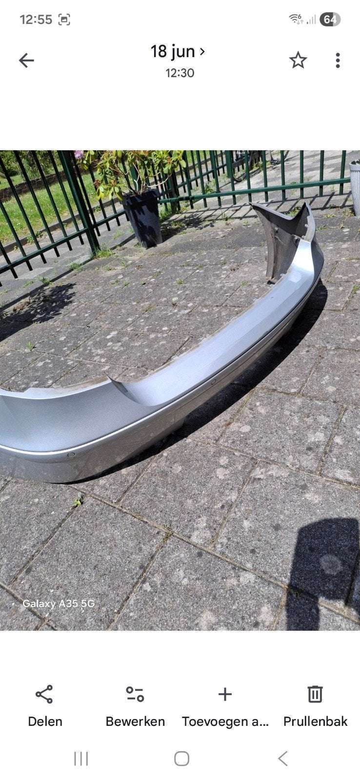 Achter bumper bmw 1-serie e87 bj 2005, Auto-onderdelen, Ophalen of Verzenden, Achter, BMW, Bumper