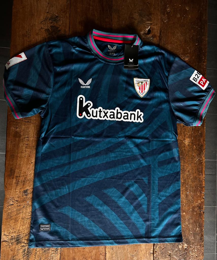 Athletic Bilbao shirt away 23/24 125 jaar jubileum, Groter dan maat XL, Ophalen of Verzenden, Nieuw, Shirt