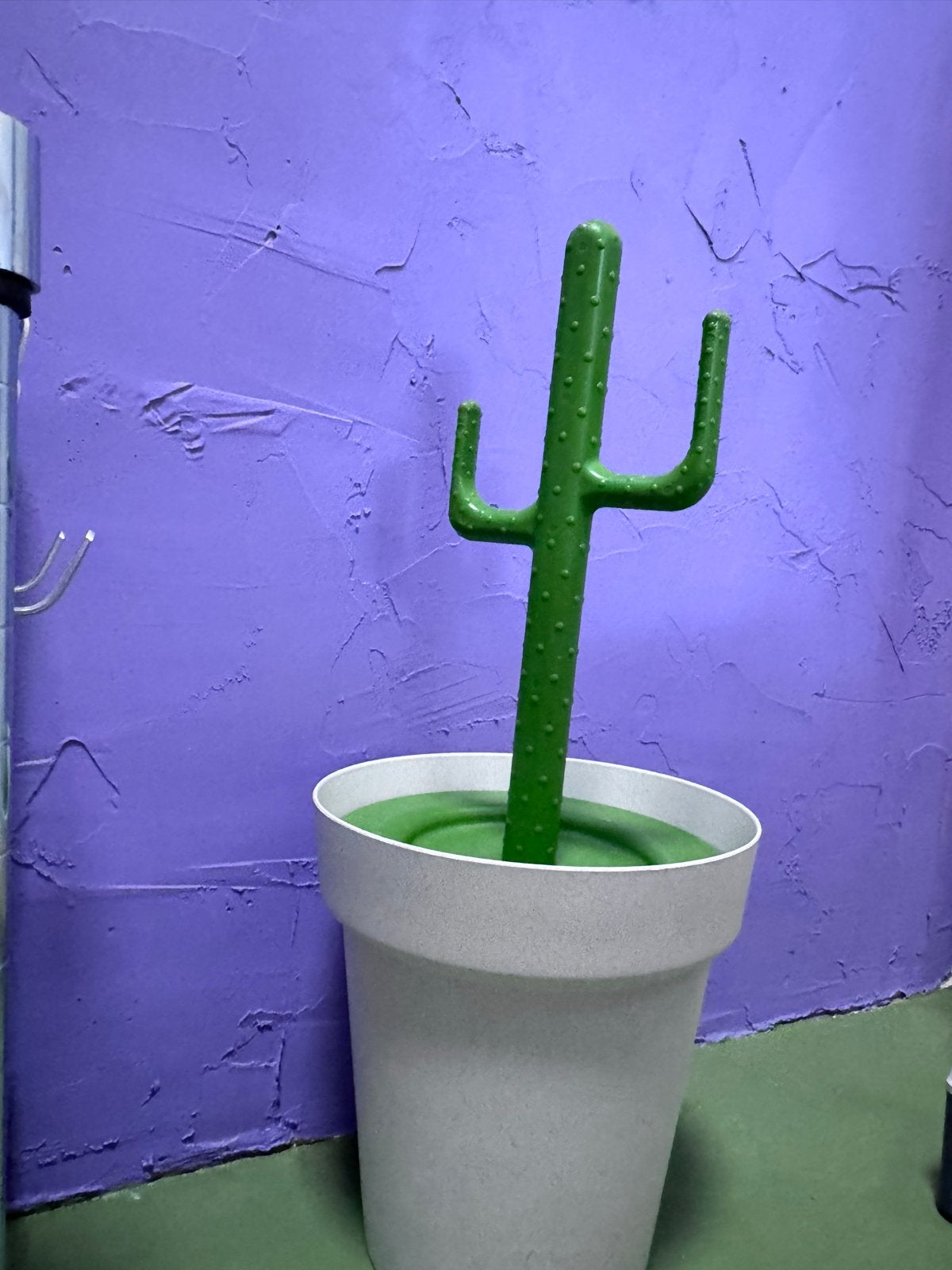 Vigar Cactus Vuilnisbak - Groen/Wit, Ophalen, Meerkleurig, Nieuw, Kunststof