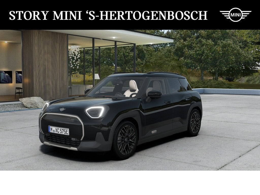 MINI Aceman E / Favoured / Pakket M / 18" Night Flash Spoke, Auto's, Mini, Beige, Zwart, Leder, Aceman