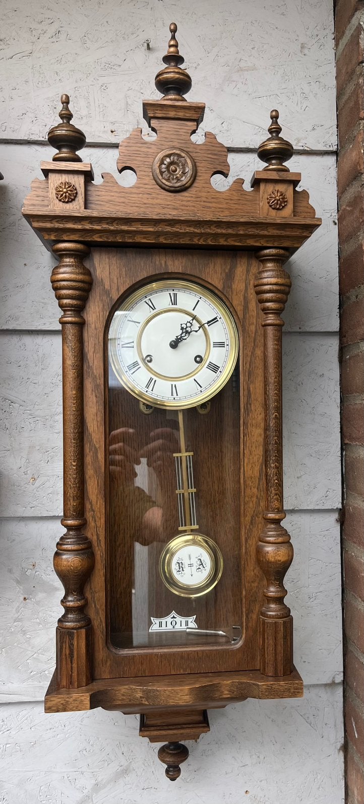 Zeer nette Duitse klassieke regulateur, Ophalen