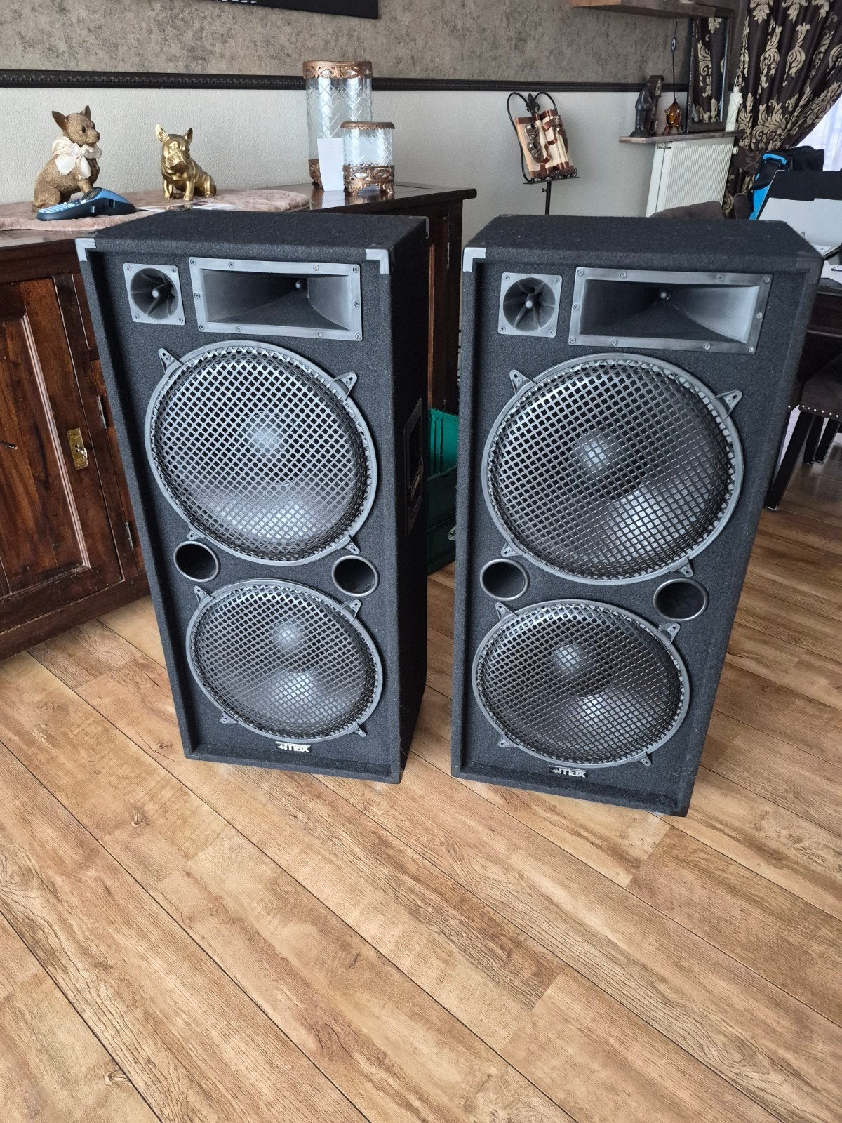 MAX 215 Speakers - 2000W Power Output, Gebruikt, Party speaker, Ophalen, 150 watt of meer