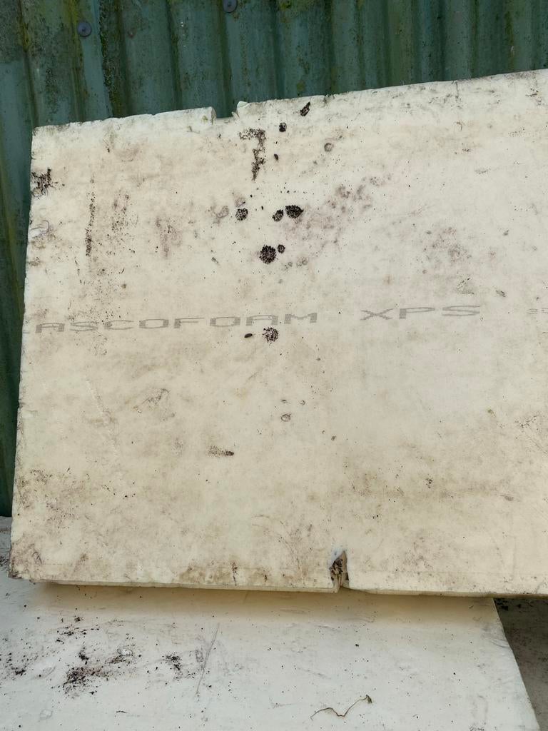 Diverse harde isolatieplaten (XPS), 4 tot 8 cm, Gebruikt, Ophalen of Verzenden, Hardschuim (Pir)