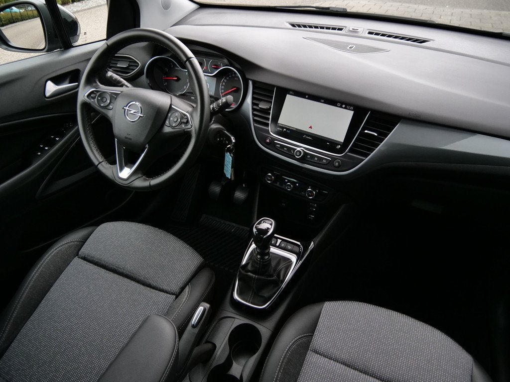 Opel Crossland 1.2 Turbo 110pk Elegance Navigatie / LED / Ca, Auto's, Opel, 840 kg, Leder en Stof, Wit, Bedrijf