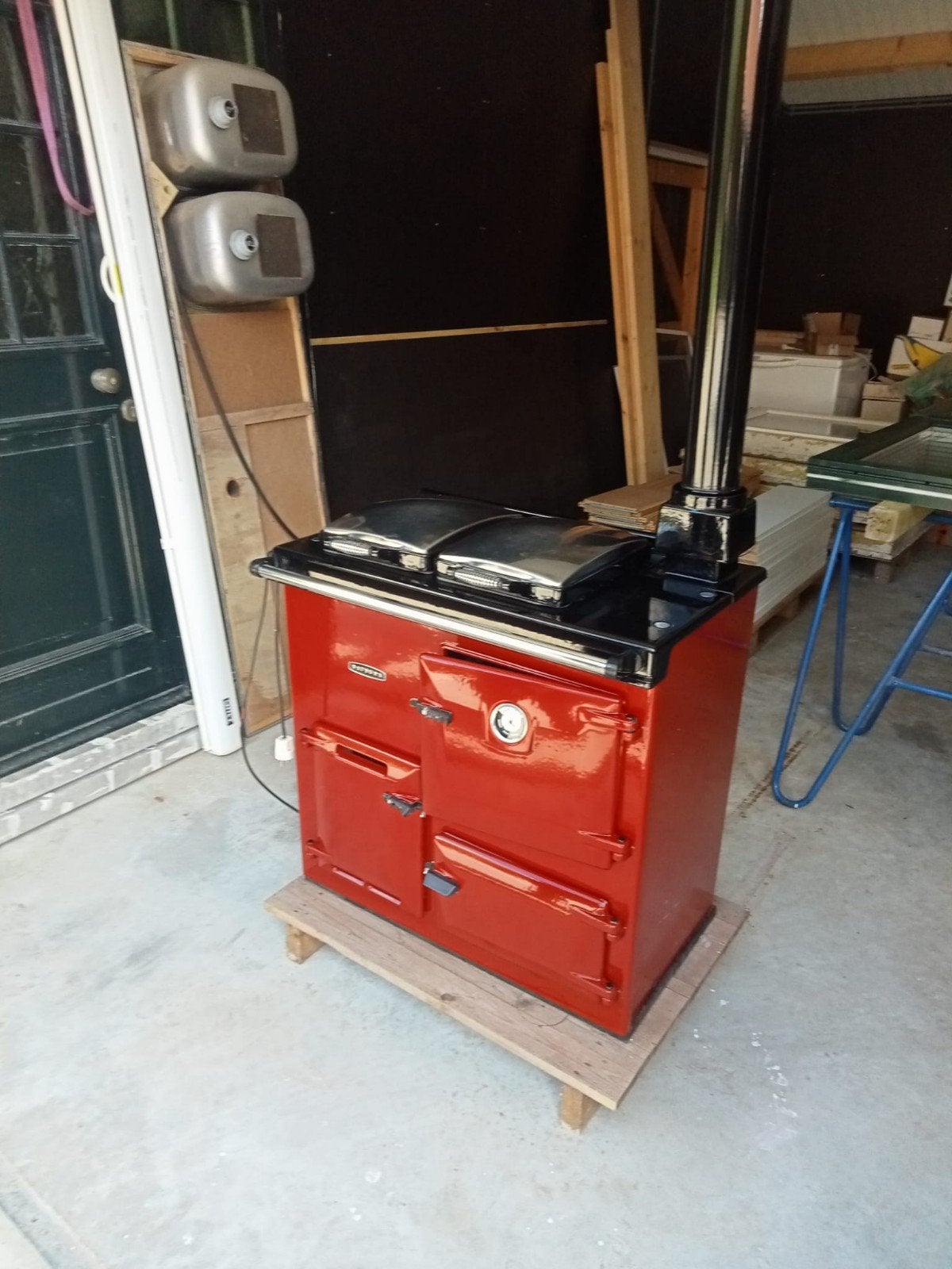 rayburn G200 op aardgas, Ophalen, Minder dan 85 cm, 4 kookzones, Gas