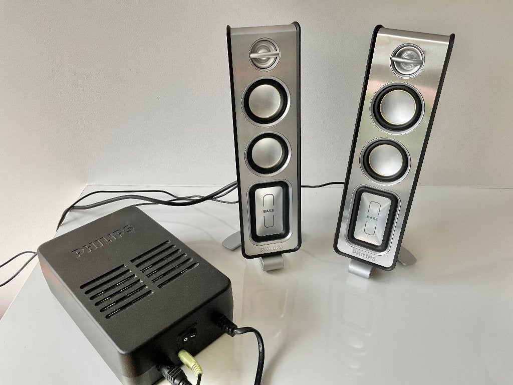 Philips MMS321/00 Multimedia Speakers 2.0, Computers en Software, Pc speakers, Ophalen of Verzenden, Gebruikt, Philips