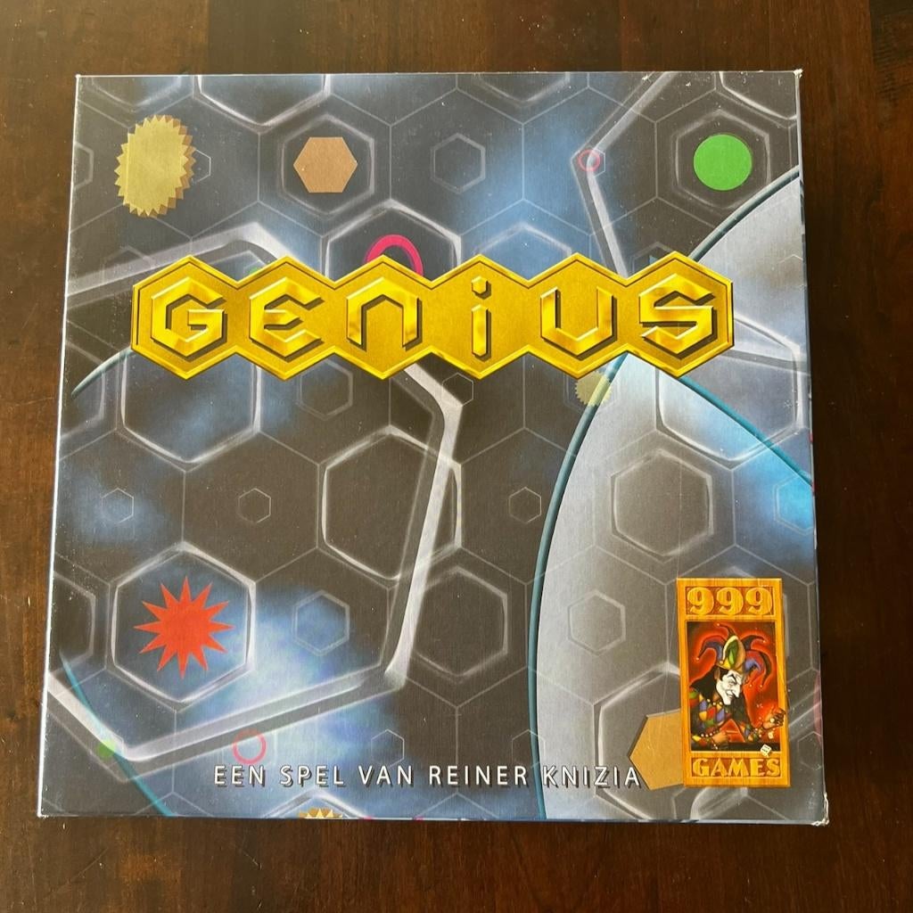 Genius, Hobby en Vrije tijd, Gezelschapsspellen | Bordspellen, Gebruikt, Een of twee spelers, Drie of vier spelers, Ophalen of Verzenden