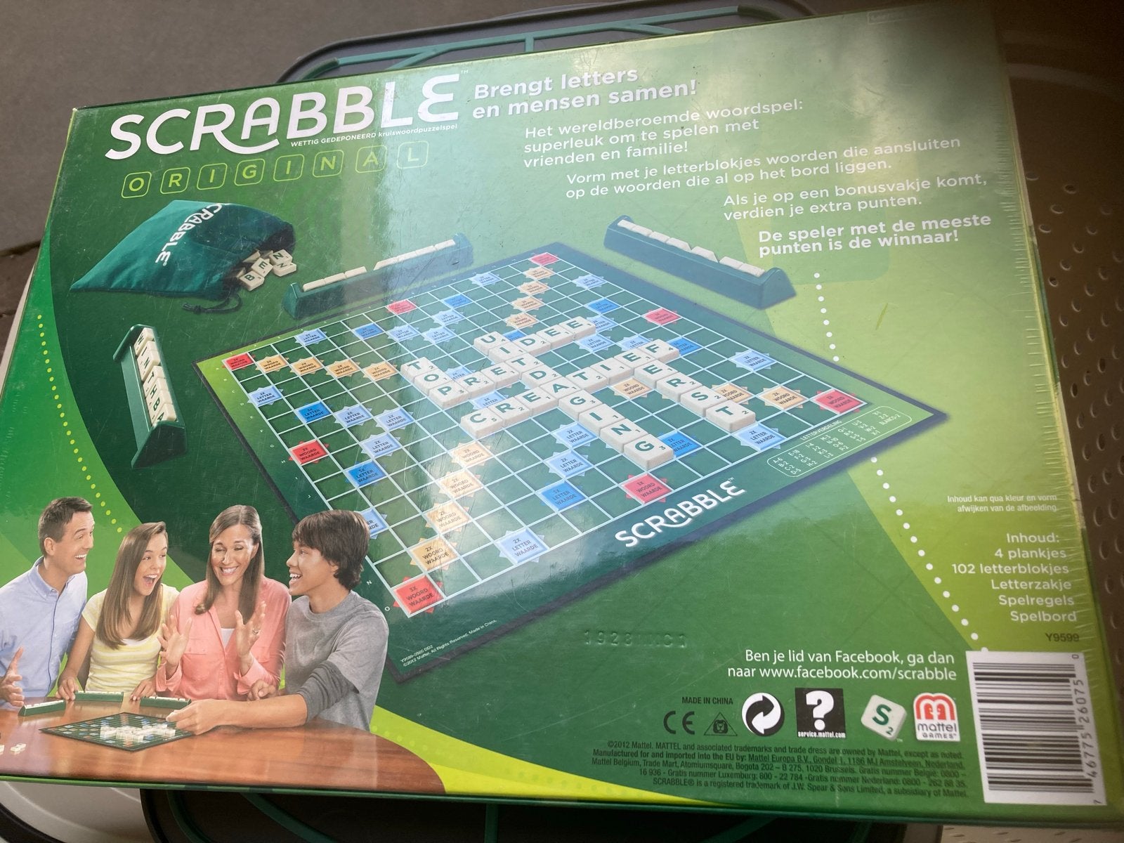 Scrabble Original Bordspel - Nieuw in verpakking, Hobby en Vrije tijd, Drie of vier spelers, Ophalen of Verzenden, Nieuw