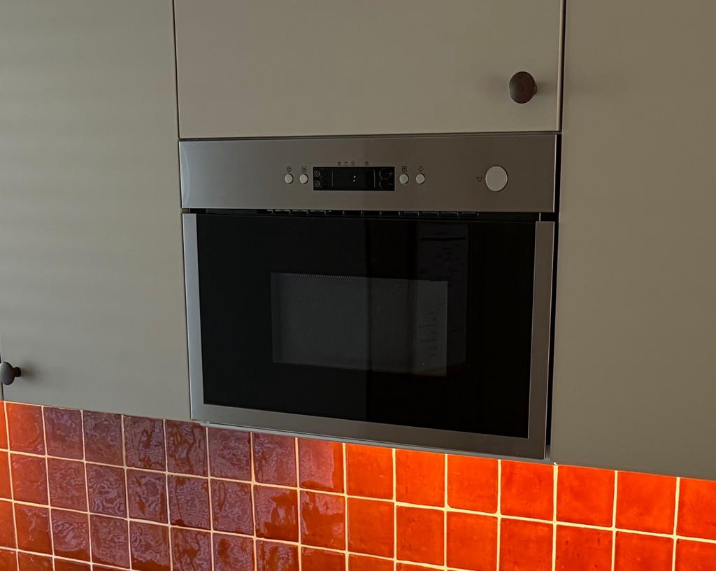 IKEA Matälskare Magnetron, RVS, gekocht in 2019, Ophalen, Gebruikt, Magnetron, Inbouw