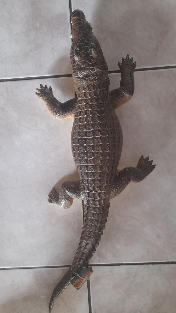 Krokodil  kunstof, Verzamelen, Ophalen of Verzenden, Nieuw, Beeldje of Figuurtje