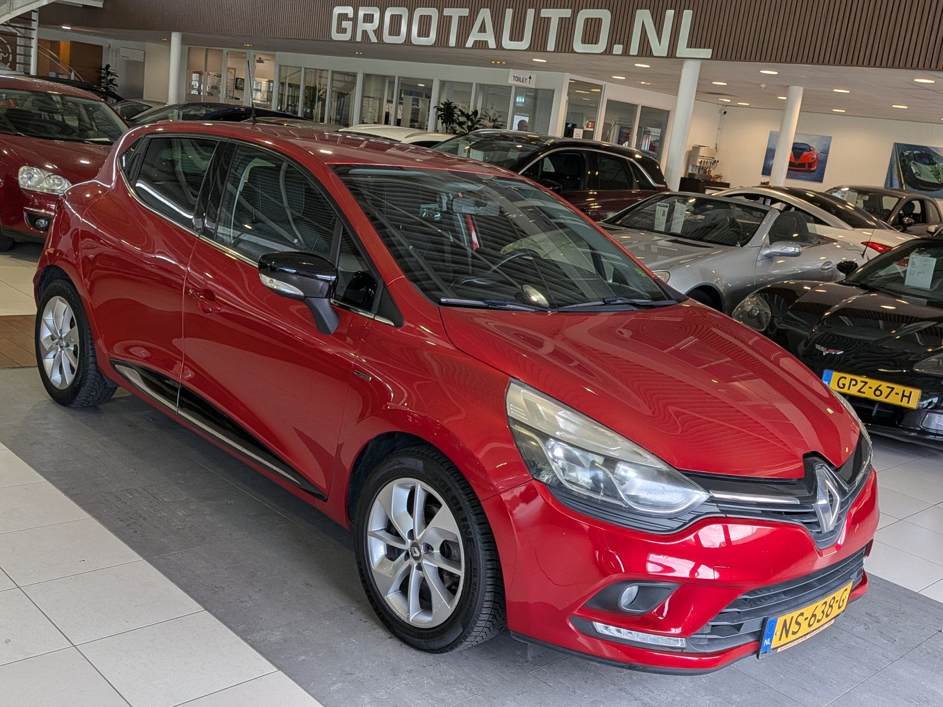 Renault Clio 0.9 TCe Limited Airco, Cruise Control, Stuurbek, Auto's, Voorwielaandrijving, 898 cc, Stof, Gebruikt