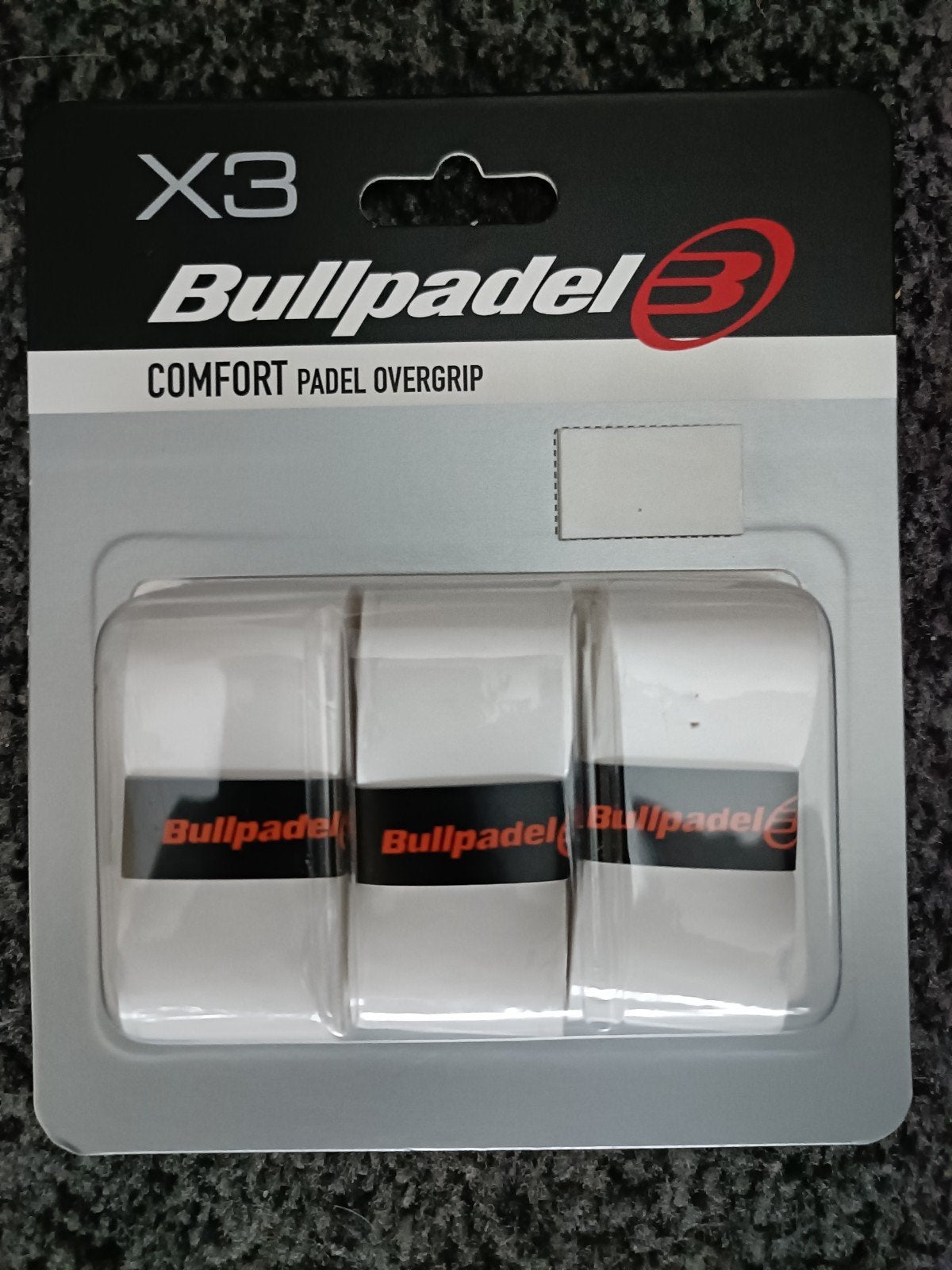 Bullpadel Comfort overgrip wit, Ophalen of Verzenden, Nieuw