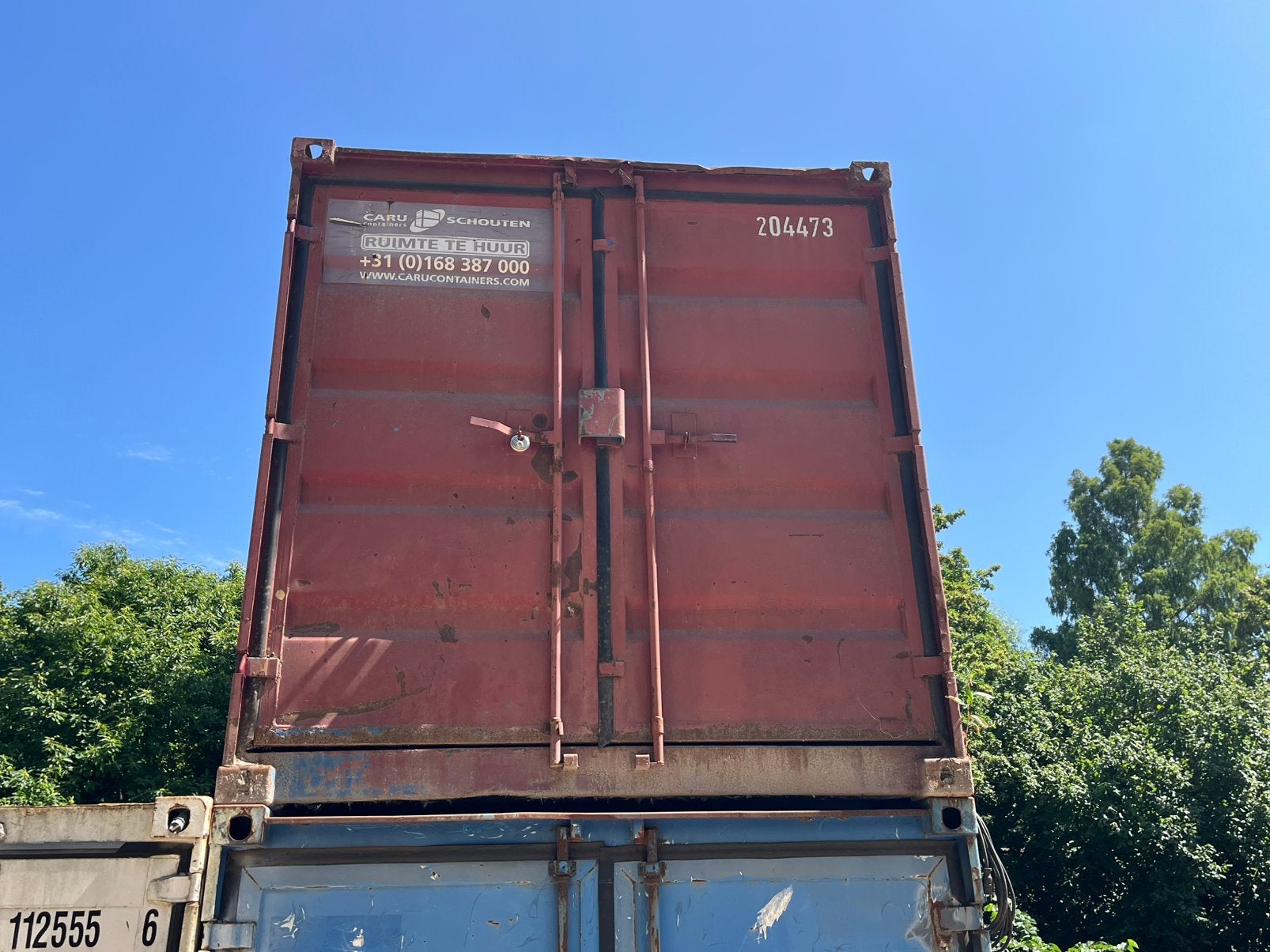 Container 10 ft, Ophalen, Gebruikt
