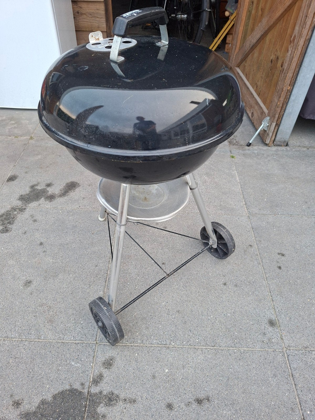 Weber Compact Kettle BBQ 47cm - Gebruikt, Ophalen of Verzenden, Gebruikt, Weber