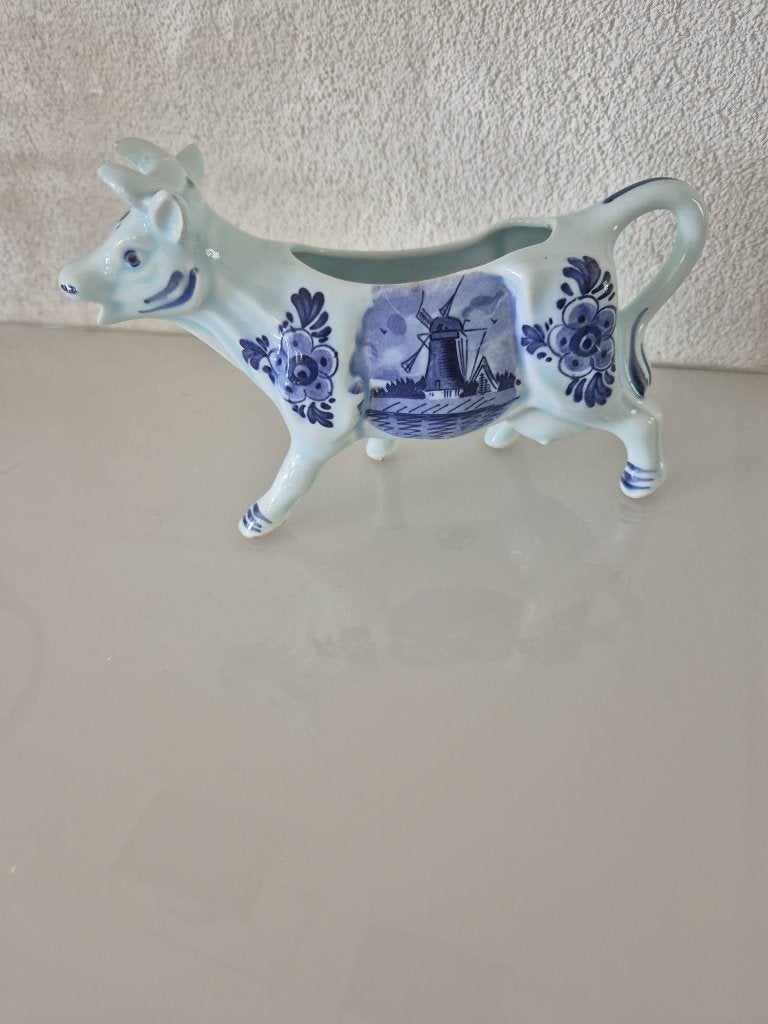 Delfs Blauw koeienmelkkannetje, Ophalen of Verzenden