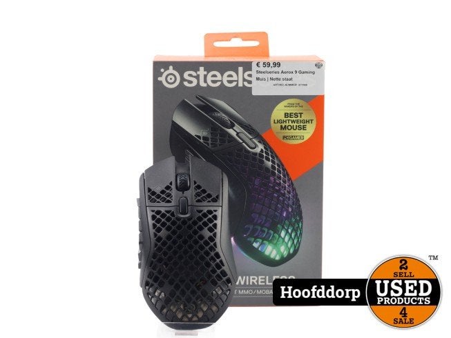 Steelseries Aerox 9 Gaming Muis | Nette staat