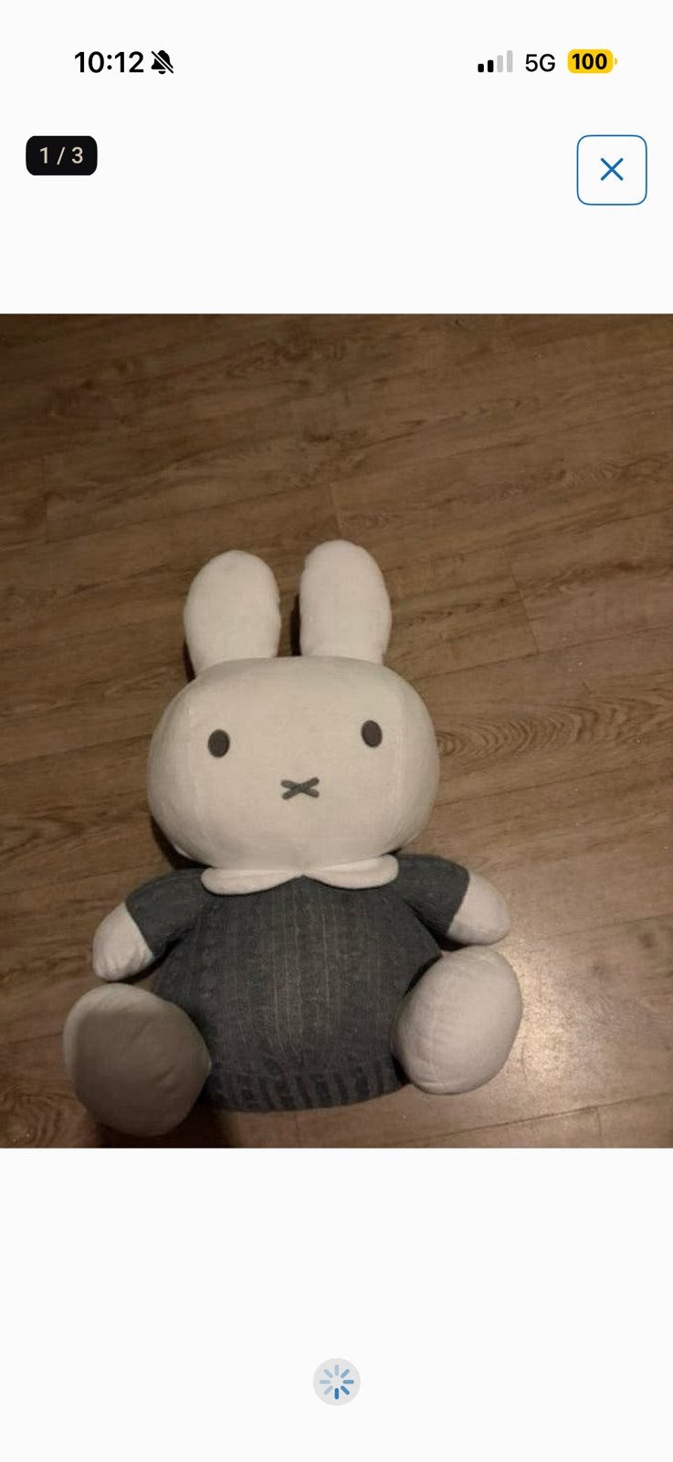 Grote nijntje knuffel, Nijntje, Ophalen, Zo goed als nieuw, Konijn