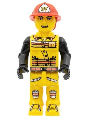 LEGO 4 Juniors js007 Fireman in Hat #07, Gebruikt, Overige thema's, Lego, Ophalen of Verzenden