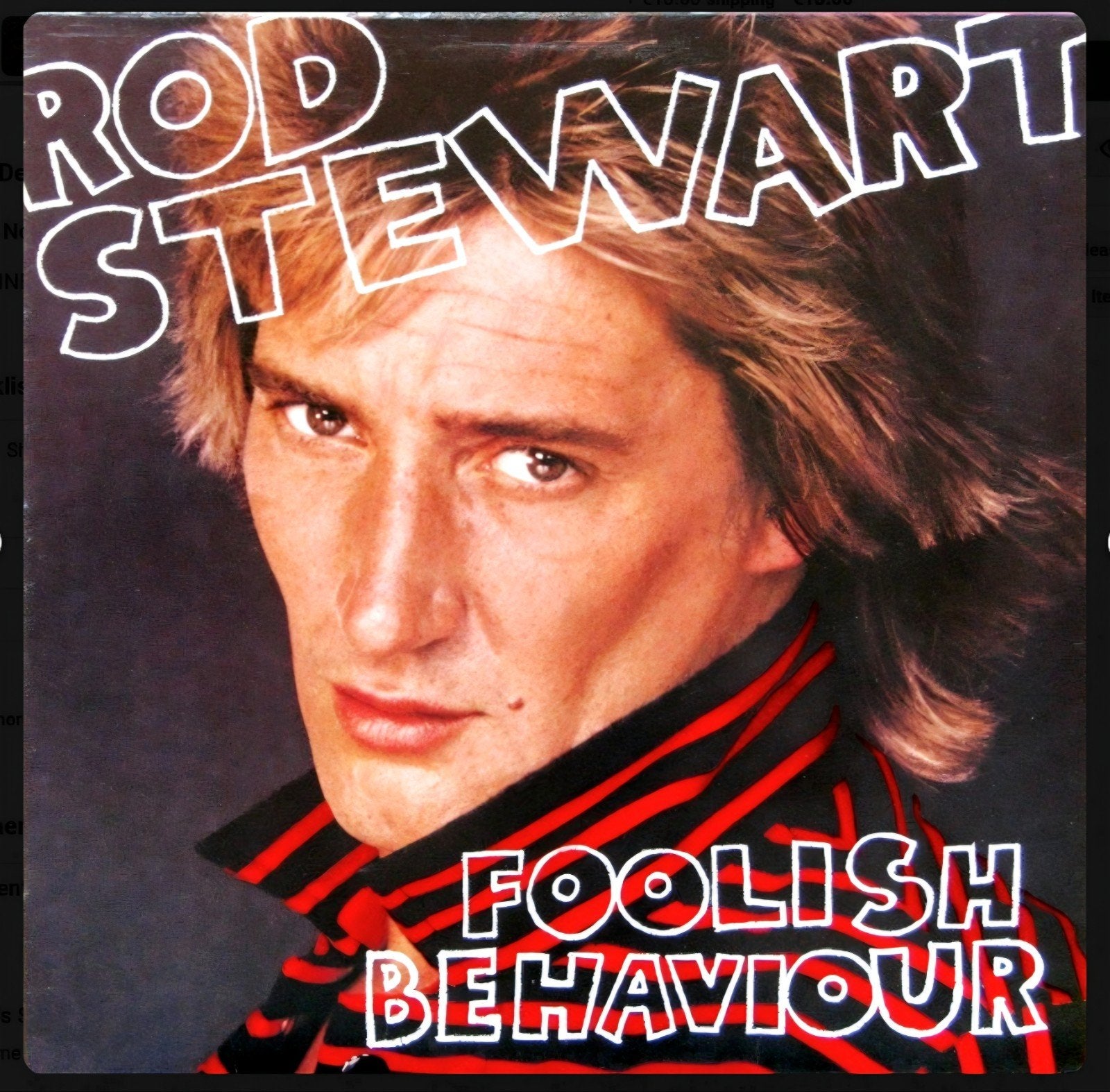 LP  ROD STEWART - Foolish Behaviour, Cd's en Dvd's, Cd's | Humor en Cabaret, Ophalen of Verzenden, Gebruikt