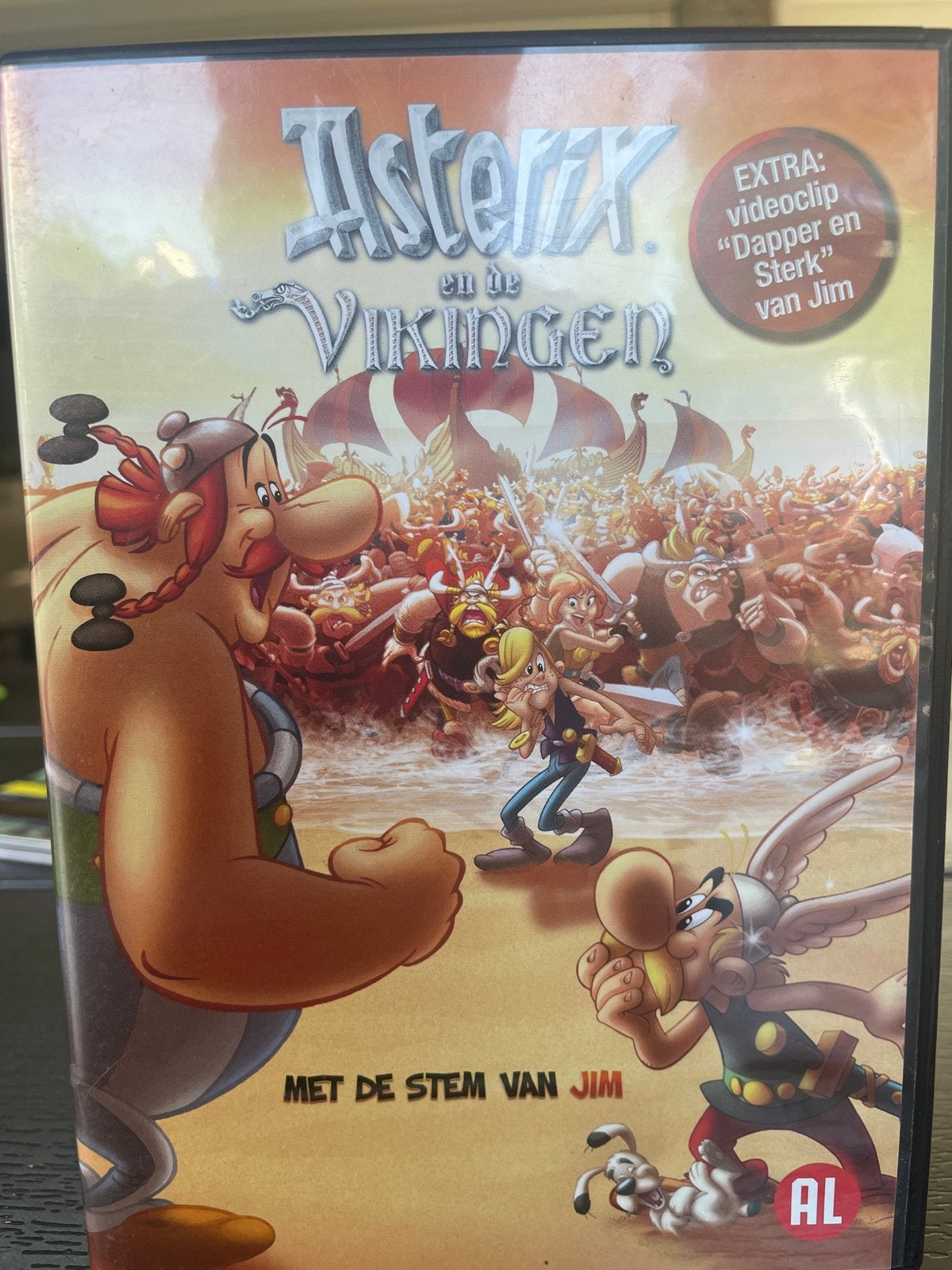 Asterix en de Vikingen DVD - Met videoclip van Jim, Europees, Animatie, Alle leeftijden, Gebruikt