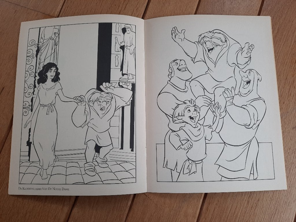 Disney's De Klokkenluider van de Notre Dame kleurboek 1997, Ophalen of Verzenden
