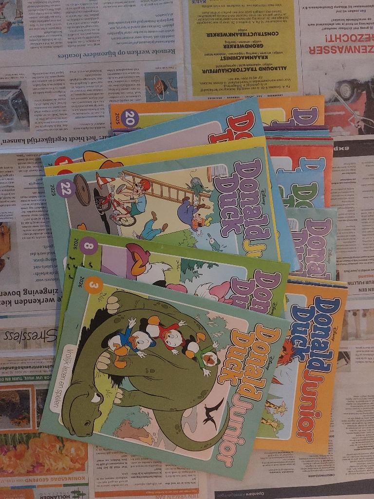 17 x Donald Duck junior, Eén comic, Ophalen of Verzenden, Zo goed als nieuw, Amerika