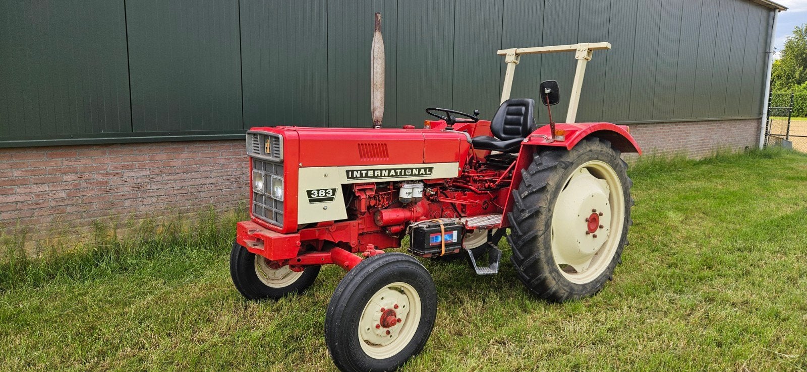nette international 383 met agriomatic, Zakelijke goederen, Agrarisch | Tractoren, Ophalen, Gebruikt, Tot 80 Pk, Case IH